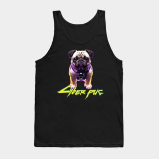 Just a Cyber Pug 2077 Tank Top